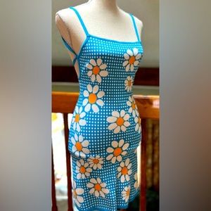 Daisy dress with open back from Zara size small